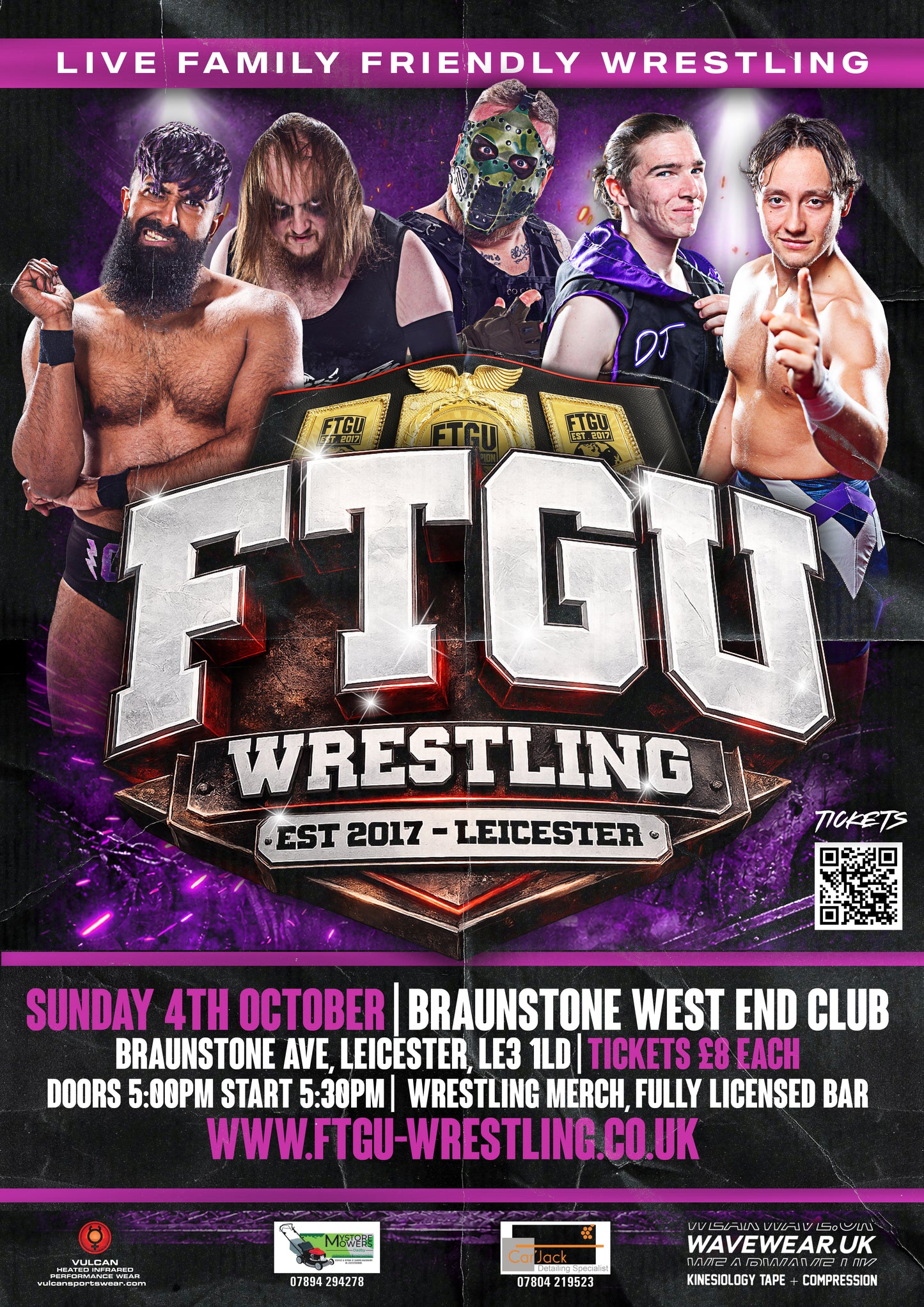 FTGU EVENT: BRAUNSTONE - SUNDAY - OCTOBER 4TH 2026 - THE WEST END CLUB