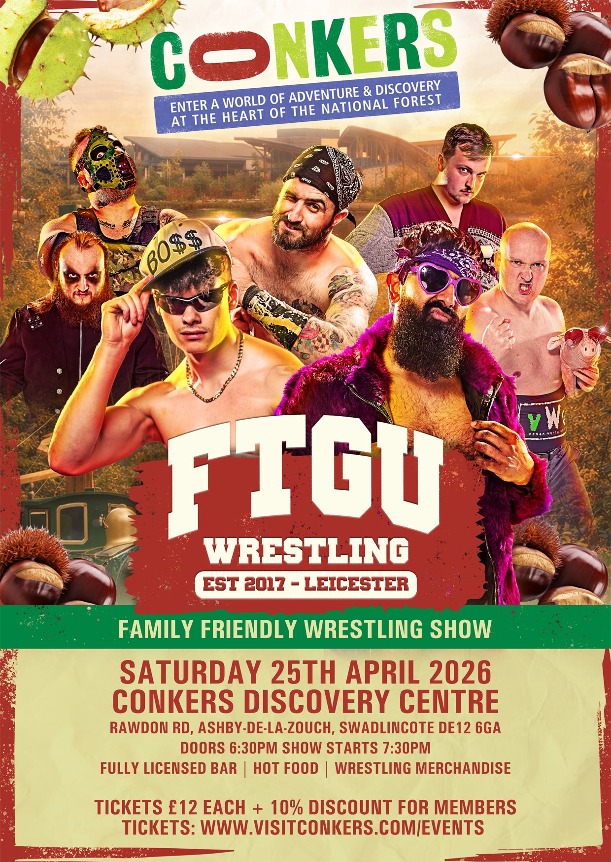 FTGU EVENT: CONKERS - SAT 25TH APRIL 2026 VISIT CONKERS FOR TICKETS LINK IN DESCRIPTION