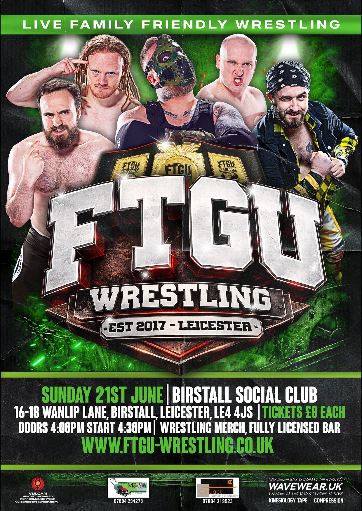 FTGU EVENT: BIRSTALL SUNDAY JUNE 21ST - BIRSTALL SOCIAL CLUB - 2026