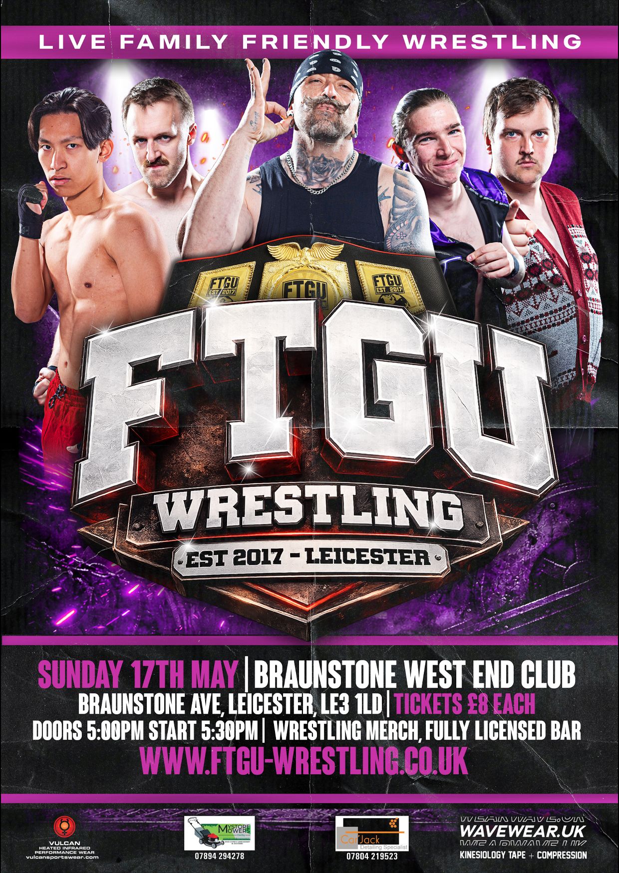 FTGU EVENT: BRAUNSTONE - SUNDAY - MAY 17TH - THE WEST END CLUB