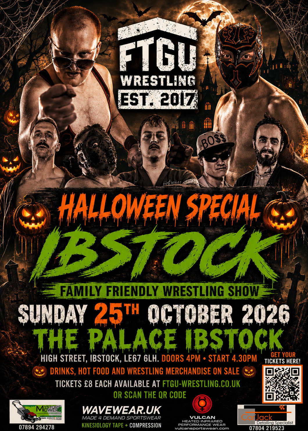 FTGU EVENT: IBSTOCK HALLOWEEN SPECIAL-SUNDAY - 25TH OCTOBER 2026