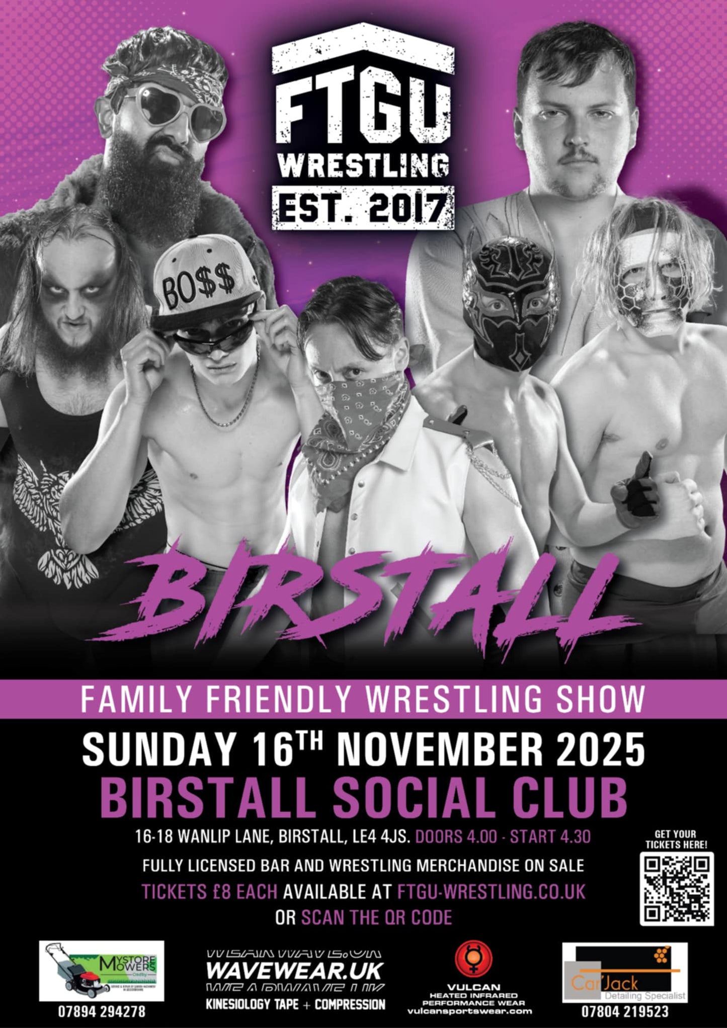 FTGU EVENT: BIRSTALL SUNDAY 16TH NOVEMBER 2025