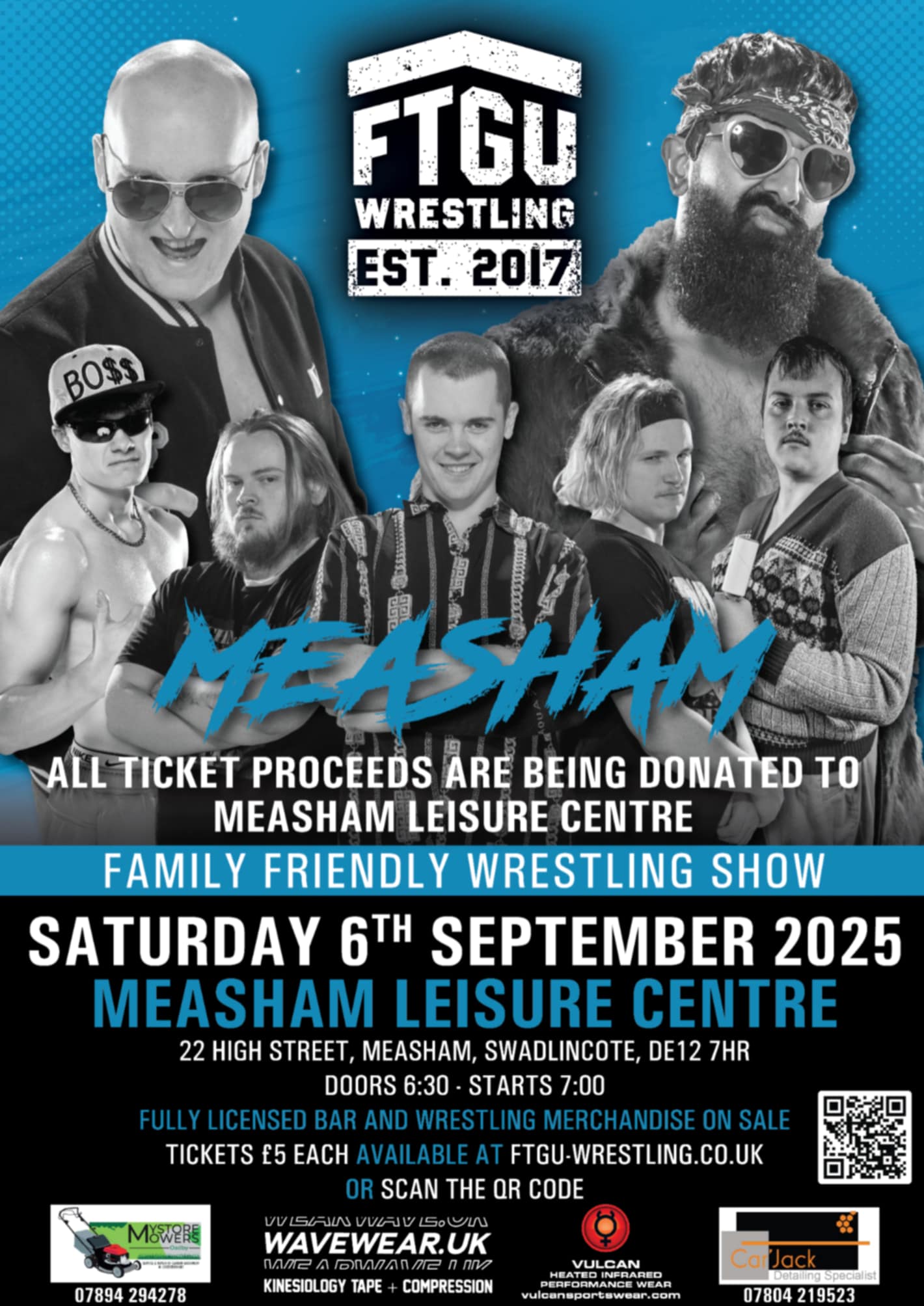 FTGU WRESTLING EVENT: MEASHAM - SATURDAY 6TH SEPTEMBER 2025