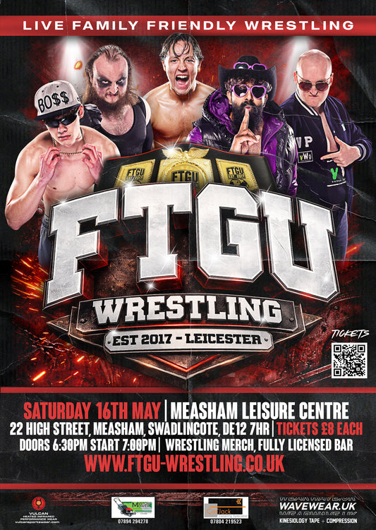 FTGU EVENT: MEASHAM - SATURDAY - MAY 16TH - MEASHAM LEISURE CENTRE