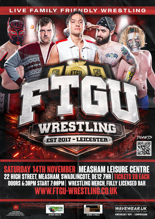 FTGU EVENT: MEASHAM - SATURDAY - NOV 14TH - MEASHAM LEISURE CENTRE