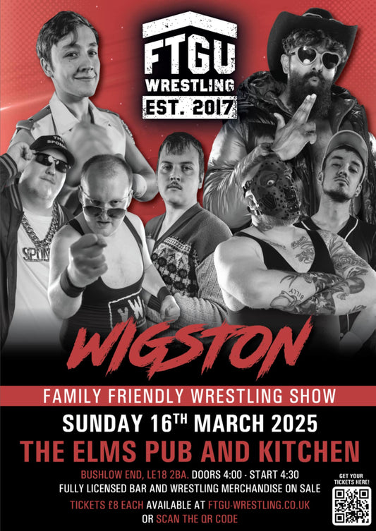 FTGU WRESTLING EVENT: WIGSTON - SUNDAY 16TH MARCH 2025