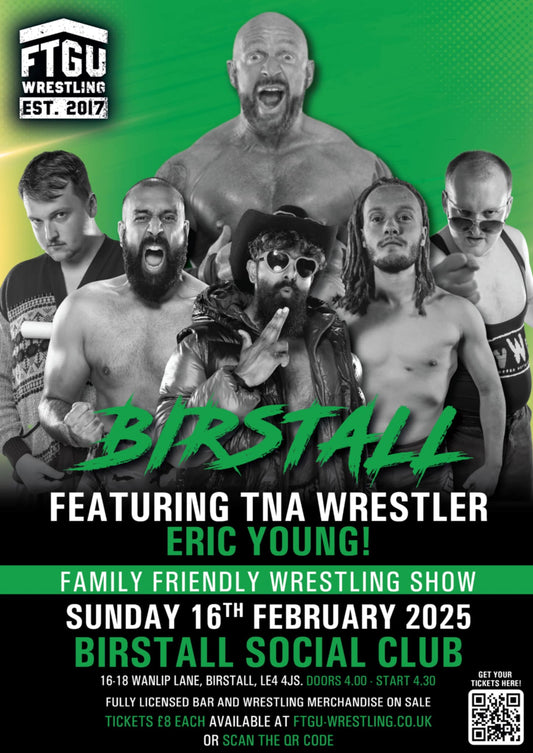 FTGU EVENT: BIRSTALL SUNDAY 16TH FEBRUARY ERIC YOUNG RETURNS 2025