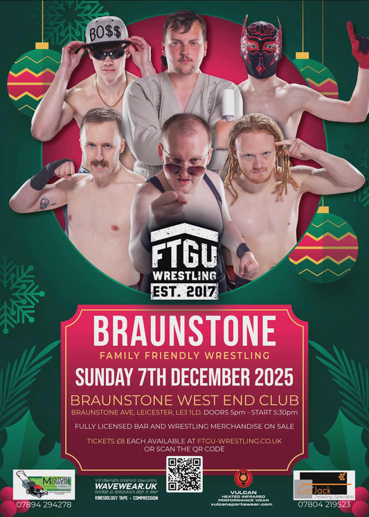 FTGU EVENT: BRAUNSTONE - XMAS SPECIAL- SUNDAY 7TH DECEMBER 2025