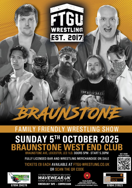 FTGU EVENT: BRAUNSTONE - SUNDAY 5TH OCTOBER 2025